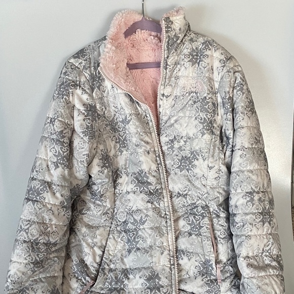 The North Face Jacket Girl’s Reversible M 10-12 - Picture 1 of 12